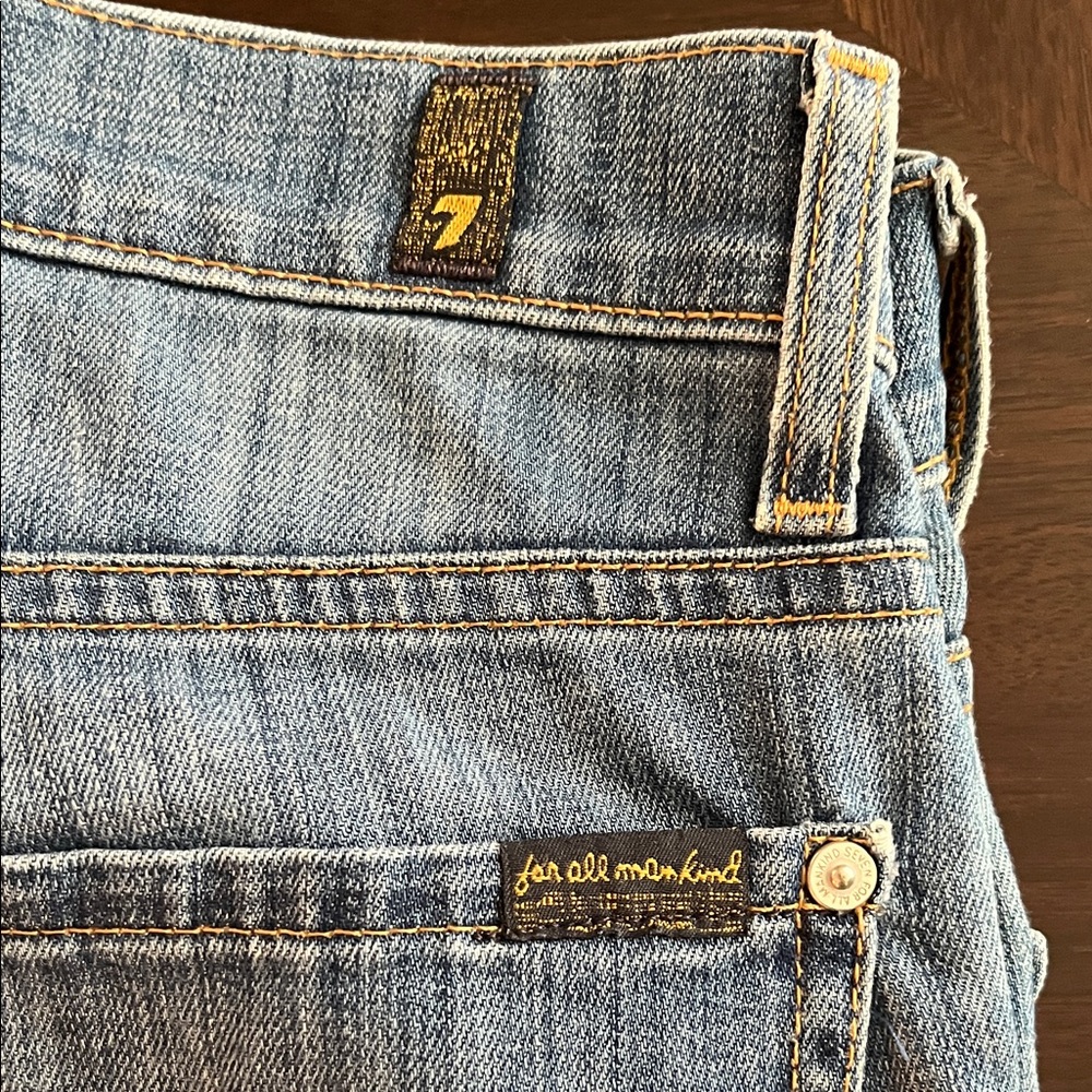 7 For All Mankind Men's Blue Denim Jeans - Picture 2 of 8